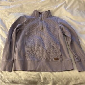 L.L. Bean Women's Zip-Up Henley Sweater - Light Purple